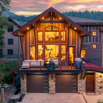 Slopeside Custom Mountain Chalet